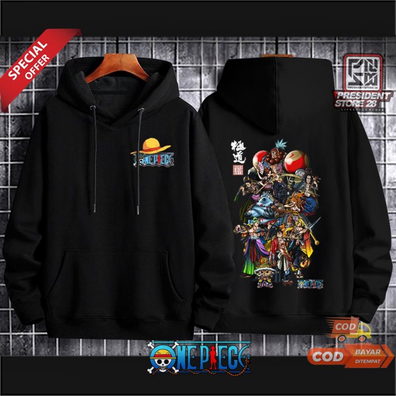 Crewneck / HOODIE ANIME / Sweater Hoodie One piece / Sweater Anime Pria Wanita Bahan Tebal size M L XL XXL