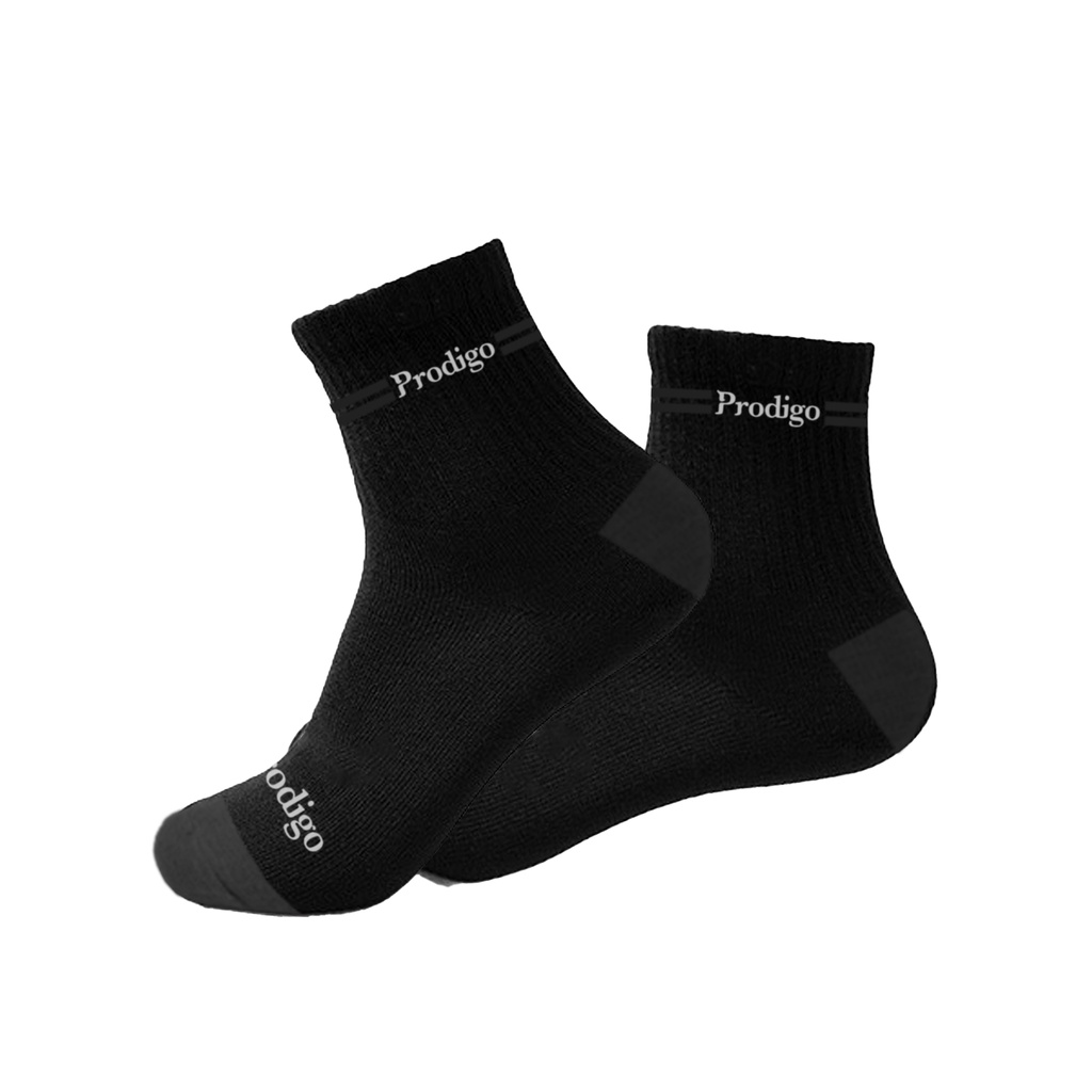 Kaos Kaki Basic prodigo Pendek Pria Ankle Semata Kaki | Katun | Premium | Black