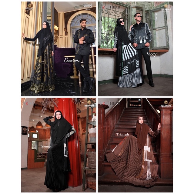 TRIUMPH,VICCY VICTORY SERIES,SET COUPLE EMOTION "EMOTION" SELARAS BY RITZ SYARI