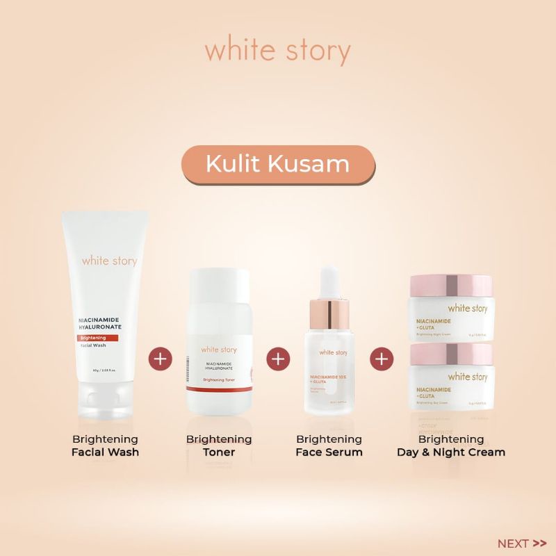 WHITE STORY Skin Brightening &amp; Glowing Series