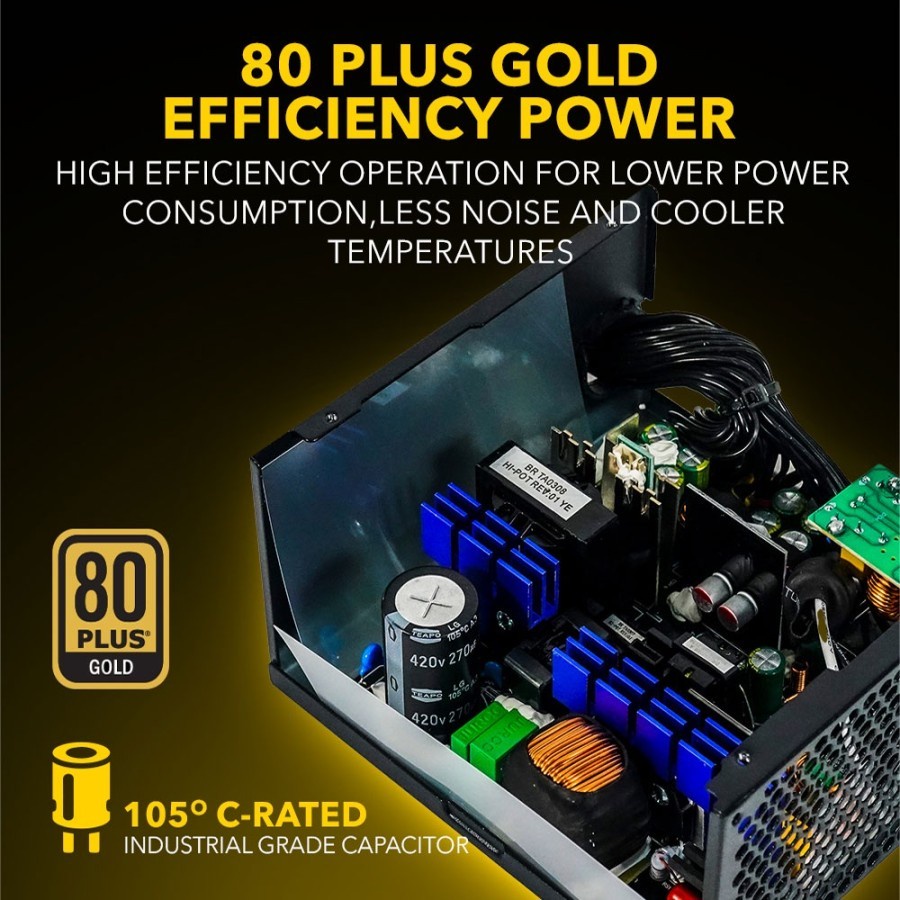 Power Supply Armaggeddon Voltron Gold 1200 Modular PSU 80+ Gold