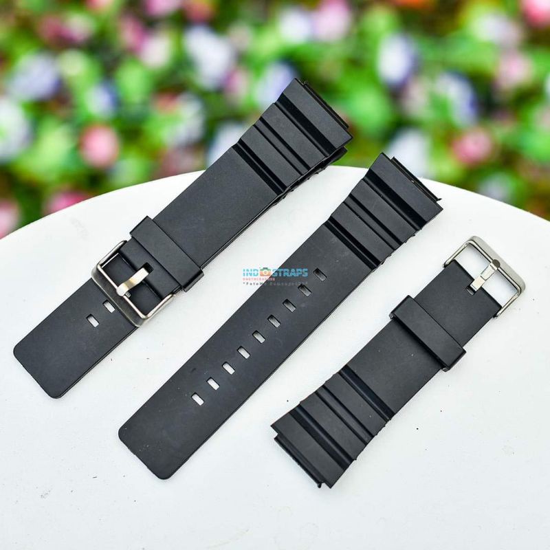 STRAP TALI JAM TANGAN QQ Q&Q M136 M-136 TALIJAM RUBBER KARET M 136
