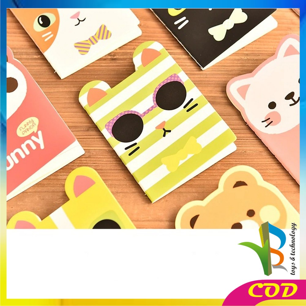 RB-A25 Buku Tulis Mini Notebook / Buku Tulis Memo Kecil Karton / Buku Catatan Cartoon Mini Book Lucu Anak Sekolah Import