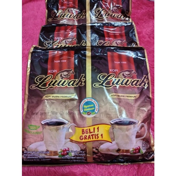 

promo beli 1+1 kopi luwak murni/ kopi tanpa gula (120 gram)
