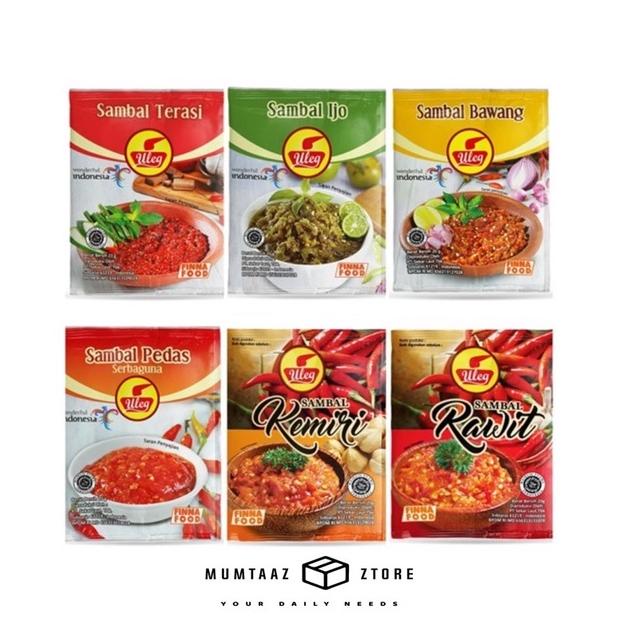 

✮✮ ☘️MUMTAAZZTORE☘️ FINNAFOOD Sambal Uleg 20gr All Varian