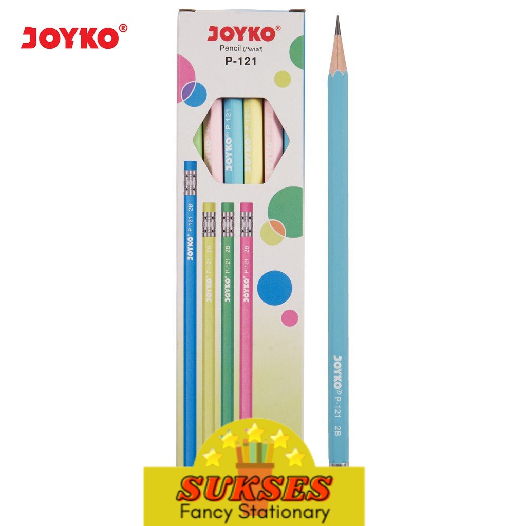 

Pencil Pensil Joyko P-121 2B 1 Box 12 Pcs