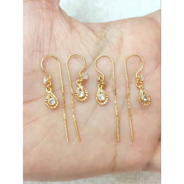 ANTING JURAI DEWASA PERAK 925 LAPIS MAS 24K