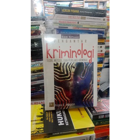 Buku Pengantar Kriminologi pengarang Frank E Hagan