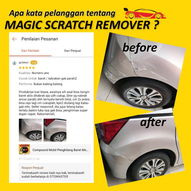 Compound Mobil Penghilang Baret Mobil Body Compound Helm dan Kompon Motor Pengkilap Poles Mobil