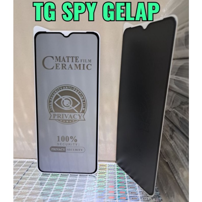 Tempered Glass Spy Oppo A17K , Dari Samping Ngak Bisa Di Lihat , Kategori Pelindung Layar Handphone , Produk Berbahaya Tidak , Merek Tidak Ada Merek , Tipe Pengaman Layar Depan , Tg Tempered Glass Anti Gores Spy Ceramic Matte Oppo A17K