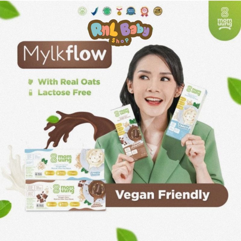 Mom Uung Mylkflow Susu Pelancar ASI Vegan Friendly - ASI Booster