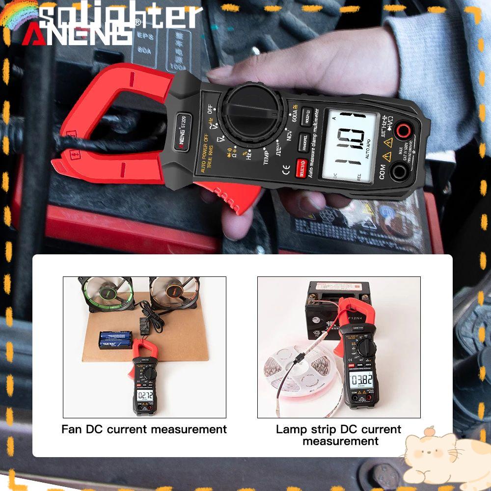 Solighter Digital Clamp Meter Presisi Tinggi Data Show 6000menit Voltmeter