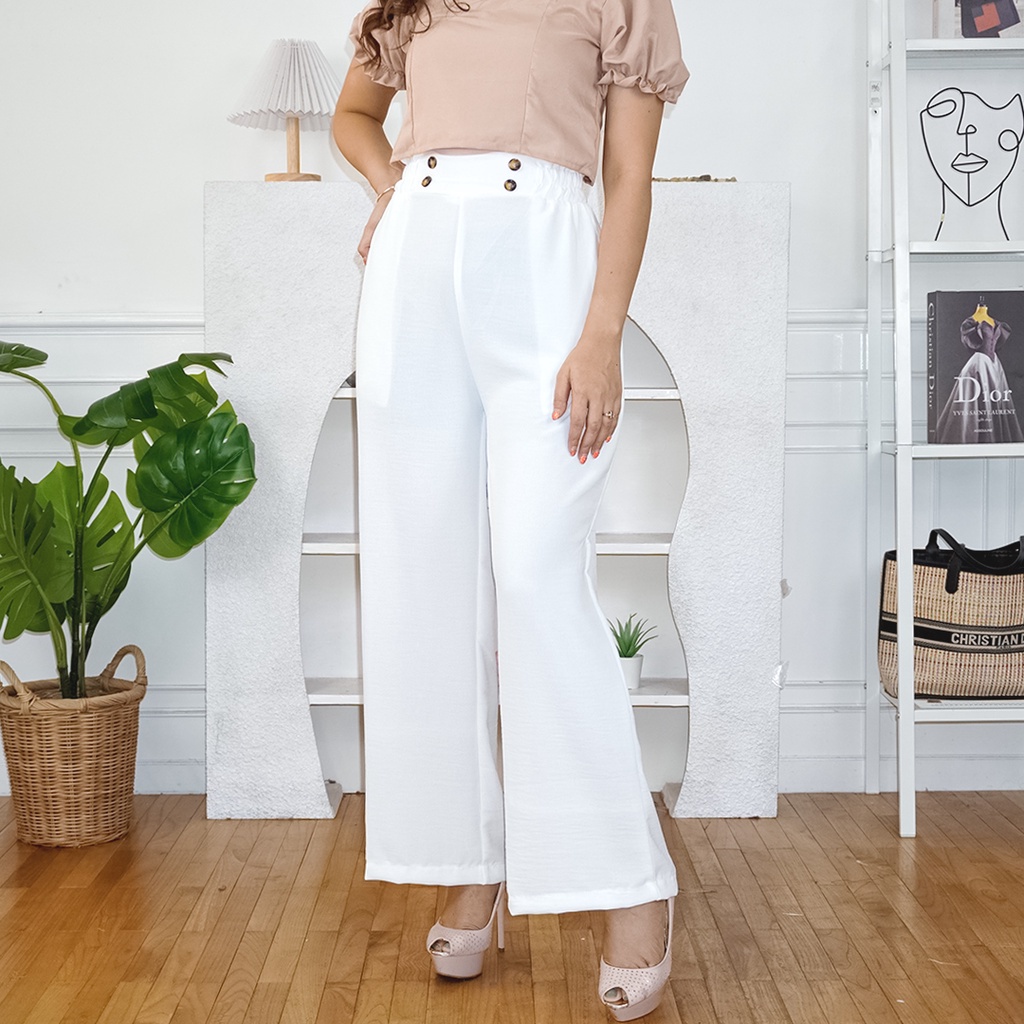 Godiva96 - ⭐️ PREMIUM AIRFLOW CRINCLE ⭐️ VIORA PANTS KULOT CRINCLE / CELANA PANJANG WANITA MEDAN