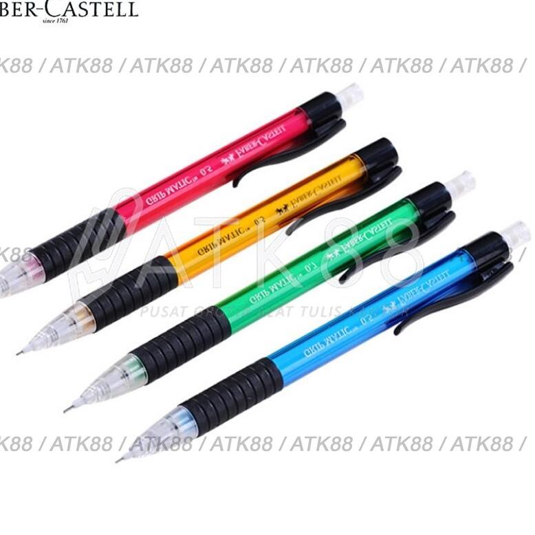 

Promo Murah Faber-Castell Pensil Mekanik 133800 Grip Matic Blis Lead Pensil ATK