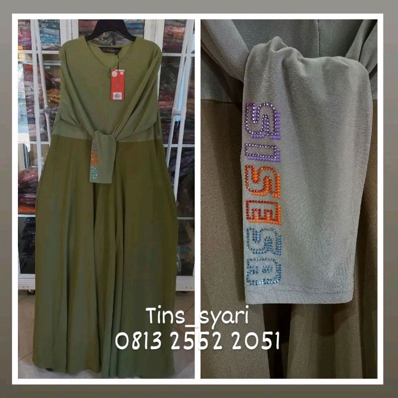 Sisesa dress arifah swaro besar garden green