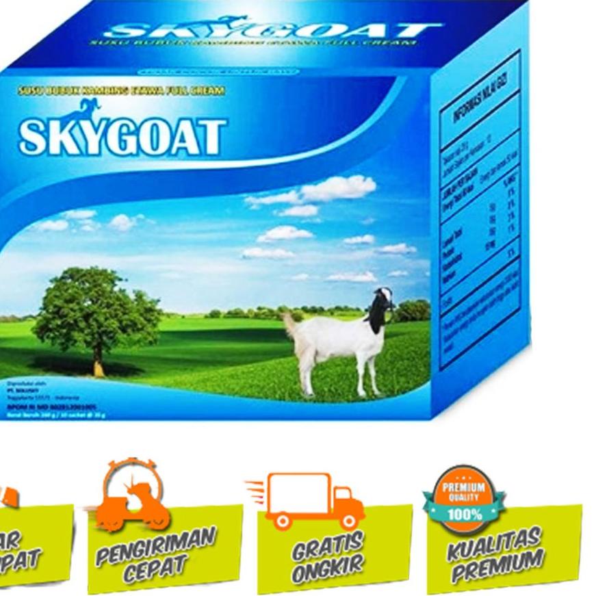 

SALE✅Sky Goat Susu Kambing Etawa Bubuk Full Cream | SkyGoat Original Kemasan Box|SQ2