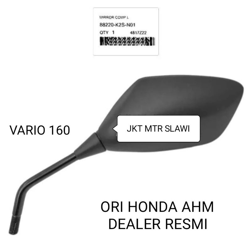 88220-K2S-N01 Spion K2S  vario 160 led thn 2021-2022 dealer resmi hgp ori honda  asli honda