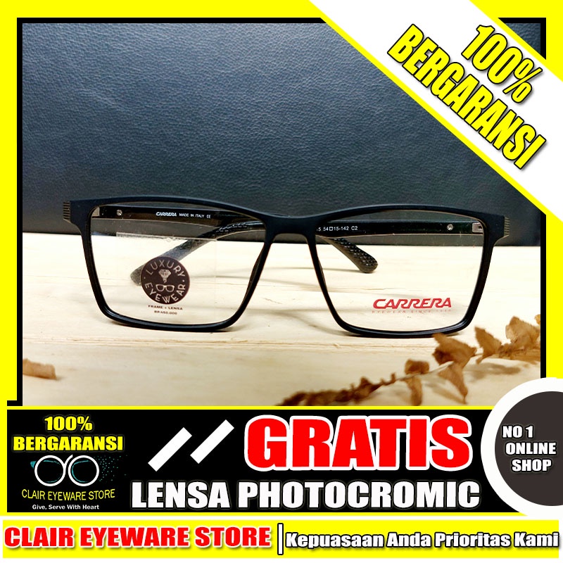 Clair Eyeware CO 45 Optik Melawai Frame Kacamata Blueray Photocromic Anti Radiasi Hp Komputer Minus 