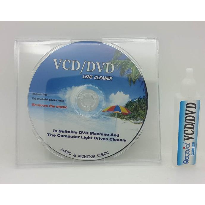 VCD / DVD / CD-ROOM LENS CLEANER & AUDIO TAPE HEAD CLEANER