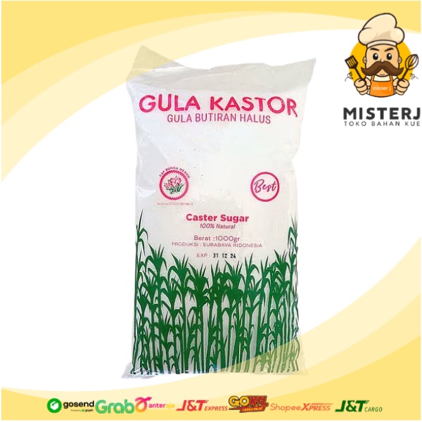 

Gula Castor | 1 Kg | Gula Kastor | Gula Butiran Halus | Castor Sugar