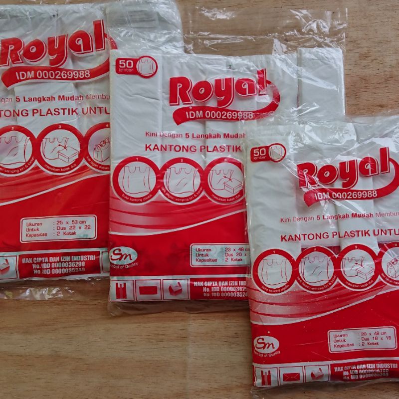 Tas Kresek Royal Kresek Hajatan Kantong Plastik Nasi Kotak