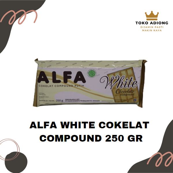

CHOCOLATE WHITE ALFA - 250 GR