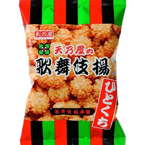 

TERBARU Amanoya Hitokuchi Kabuki Age - Rice Crackers 90 gram