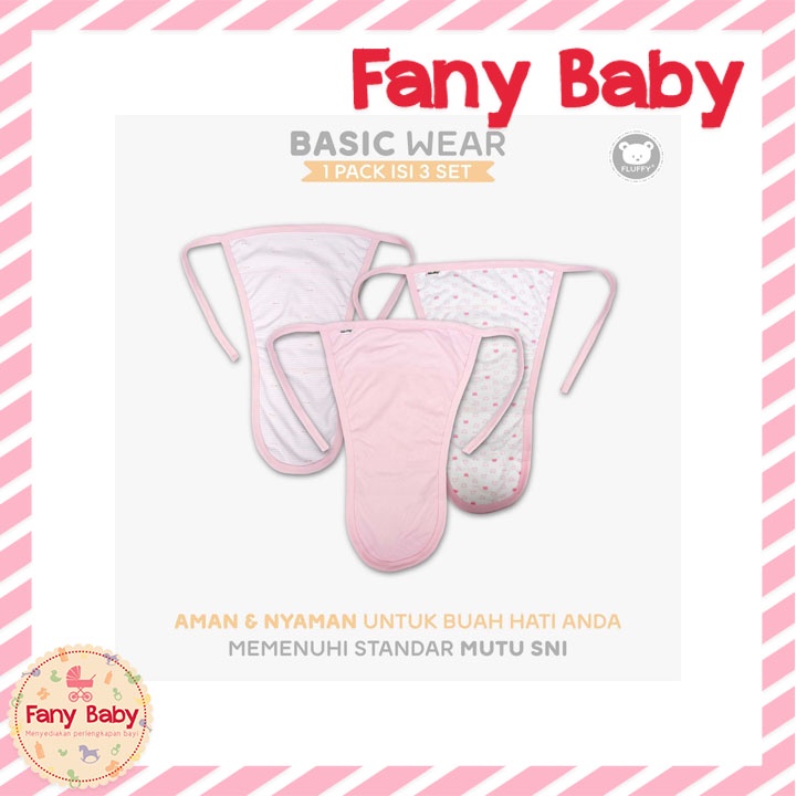 FLUFFY POPOK KAIN ISI 3PCS