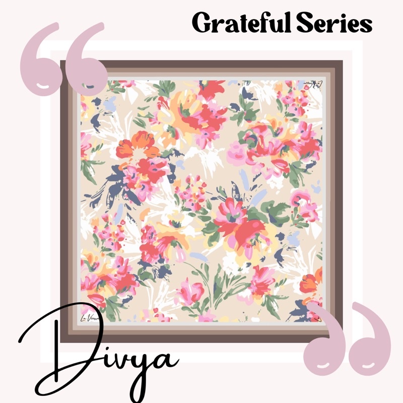 La Vierra Signature Scarf Grateful Series