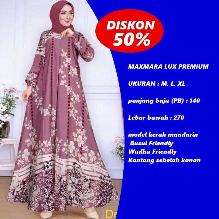 HSN Baju Wanita Muslim Dress Kekinian Gamis Anak Remaja Perempuan Tanggung Masa Kini Dres Wanita Ibu