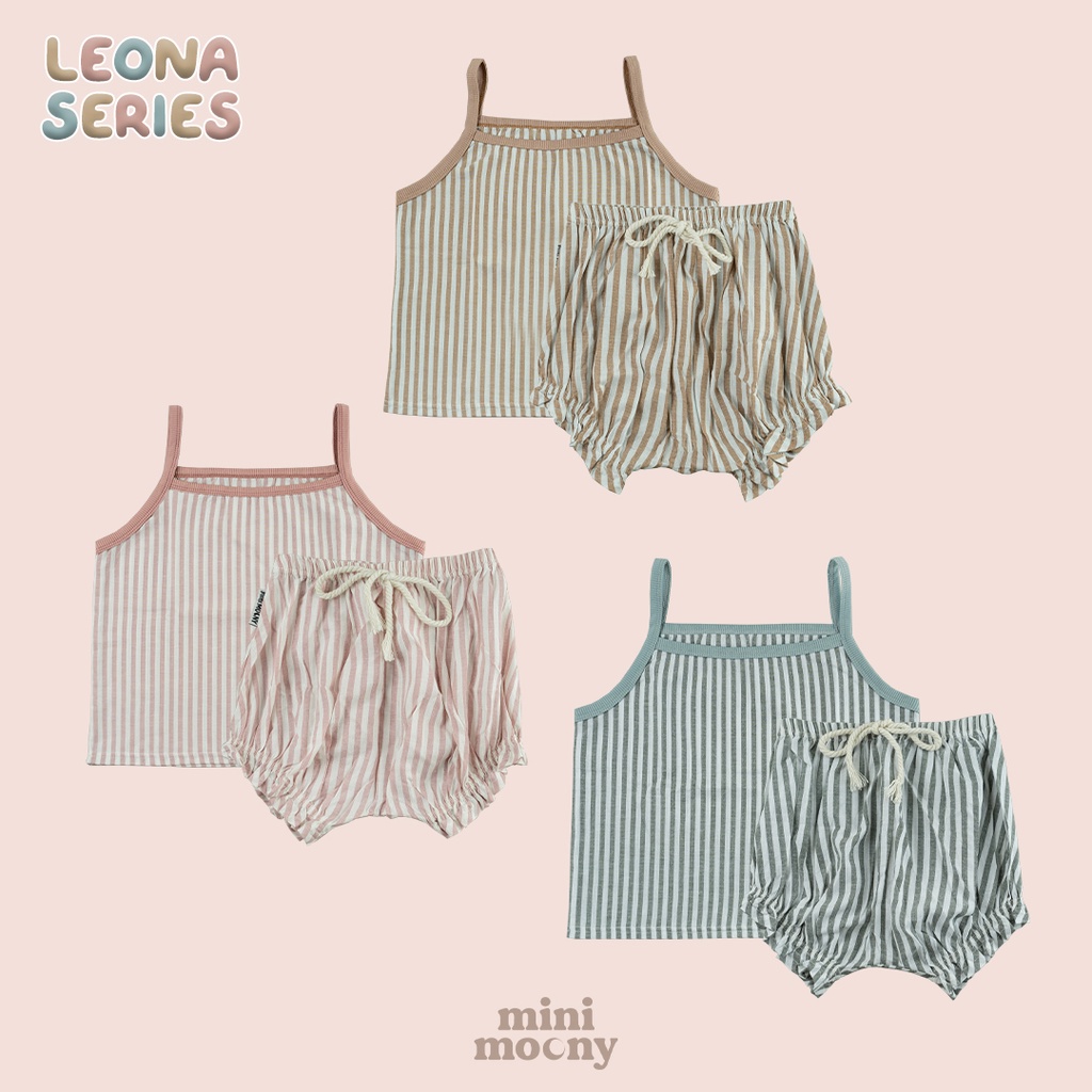 Mini Moony Leona Series Sleveless Romper Short Set