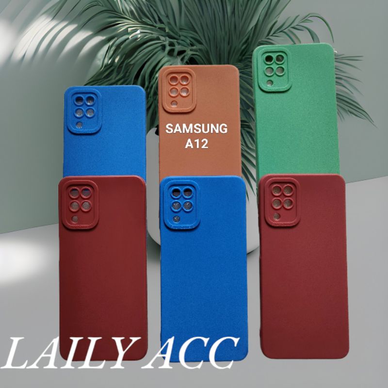 SOFT CASE MACARON PRO CAMERA SAMSUNG A12 SILIKON CANDY 3D TPU