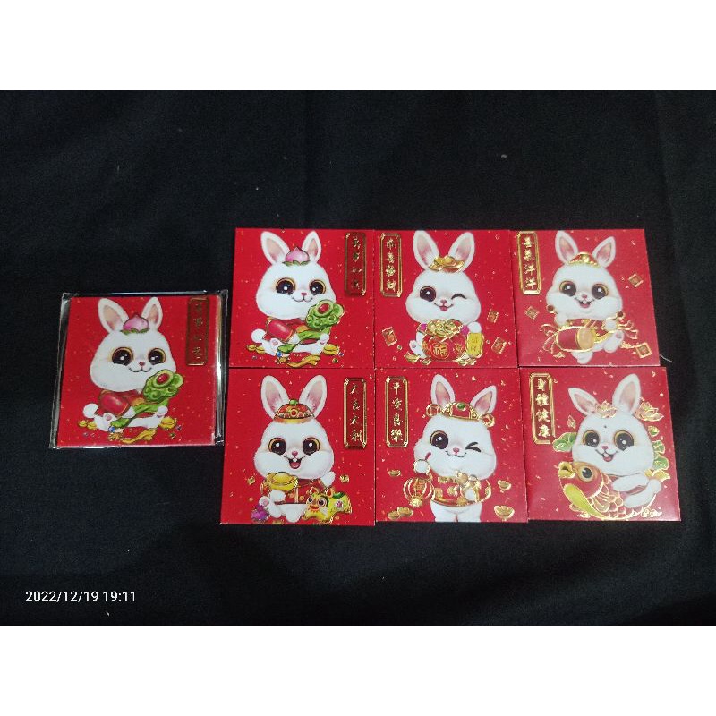 Kertas Angpao Hongbao 2023 Tahun Kelinci Rabbit