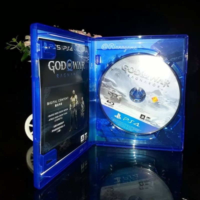BD Kaset PS4 PS5 God of War Ragnarok Gow Ragnarok Game CD PS 4 5 Original Playstation Bekas Second Mulus