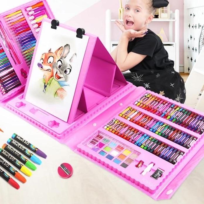

Special 1800gr T640 Crayon Set 208pcs / Krayon Mewarnai Anak 208pcs / Pensil Warna Set 208pcs | Alat lukis ✔