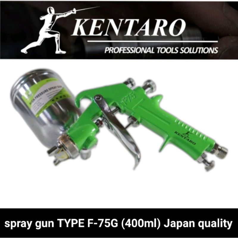 SPRAY GUN F-75G / SEMPROTAN CAT (400ml) KENTARO JAPAN QUALITY