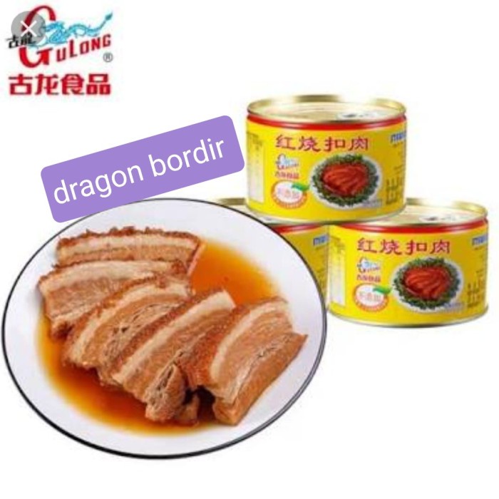 

Gulong Stewed Pork Sliced/Daging Babi Samcan Kaleng Non Halal Txs0X-50