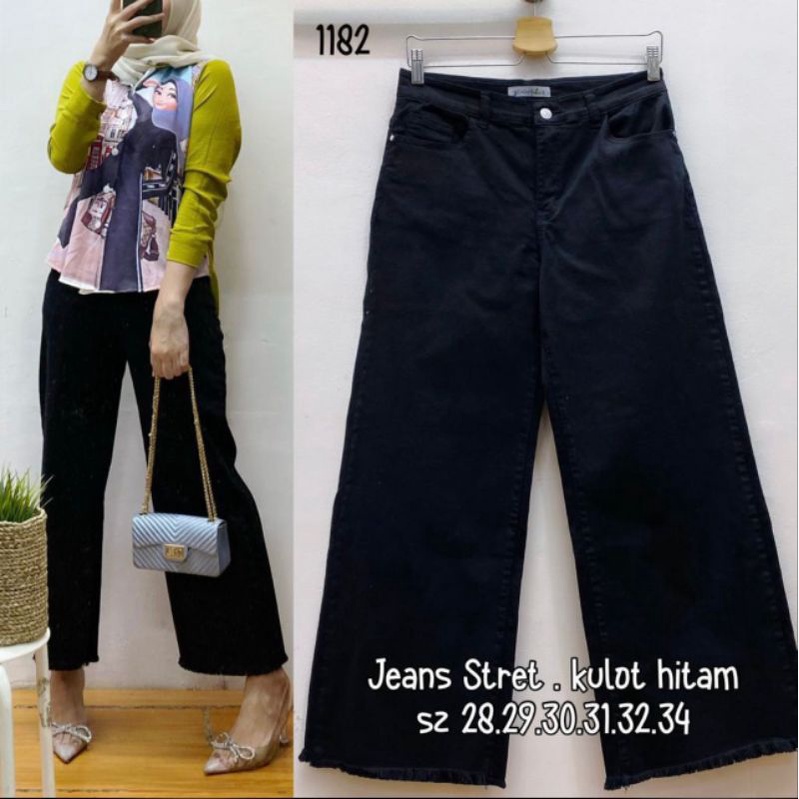 JEANS STRET KULOT 1182 // JEANS STRET KULOT PREMIUM // FASHION IMPORT PREMIUM