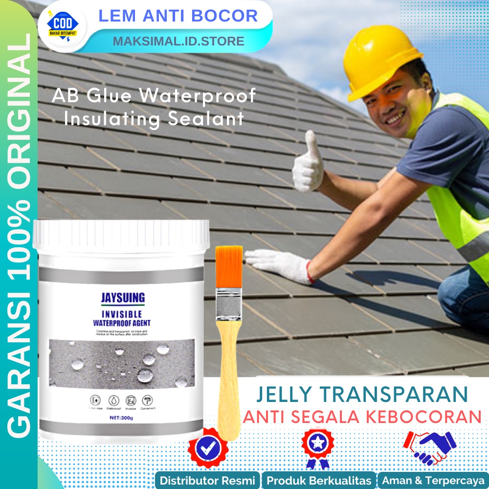 Lem Transparan Cat Anti Bocor Multifungsi Bocor Lantai Keramik Kamar Mandi Kolam Jaysuing