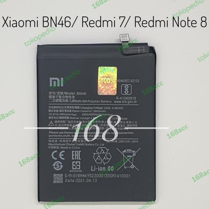 Baterai Batre Xiaomi Bn46 Bn 46 Redmi Note 6 Redmi 7 Redmi Note 8