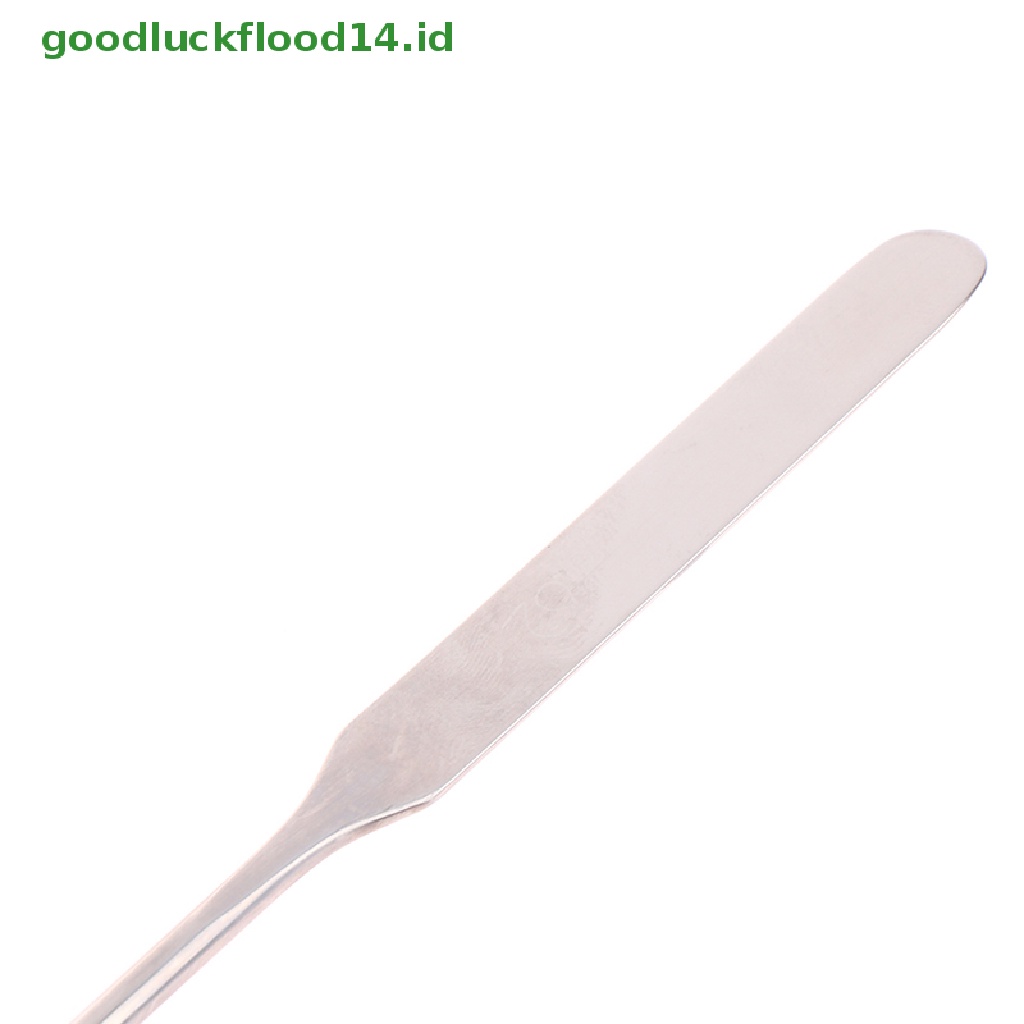 [GOOGFOUR] 1pc Foundation Cair Tongkat Warna Makeup Stainless Steel Metal Stir Stick [TOP]