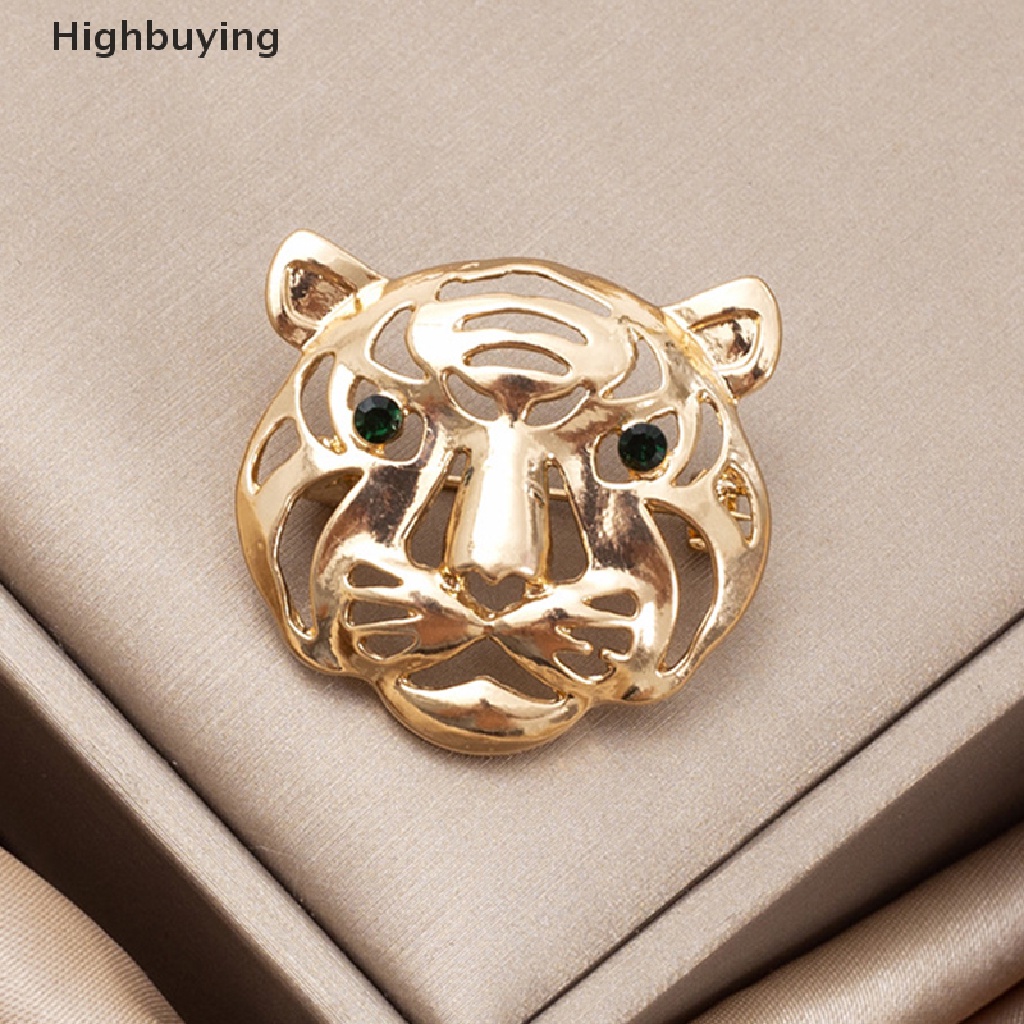 Hbid Tiger Owl Leopard Kepala Bros Hewan Wanita Pesta Bros Pin Fashion Perhiasan Hadiah Seri Hewan Bros Glory