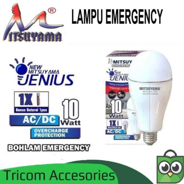 Dijual Bohlam - Emergency Diskon Mitsuyama Lampu Lampu Lampu - LED 10Watt