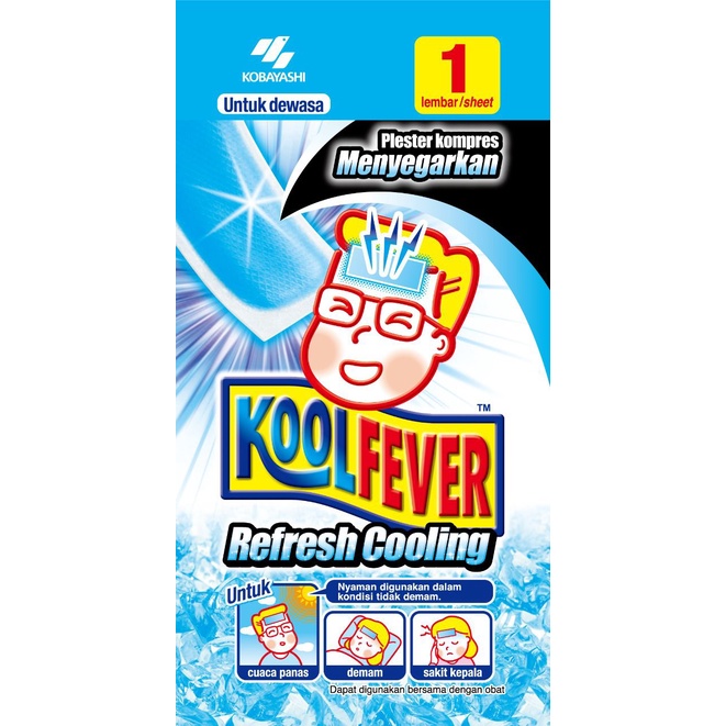 KOOLFEVER - Plester Kompres Penurun Demam Dewasa | Kool Fever Adult