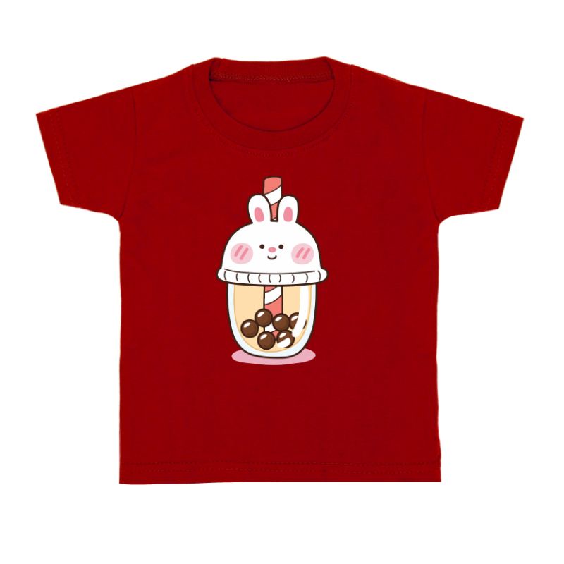 Baju kaos anak-anak 1-12tahun motif Boba Cony katun cowok cewek