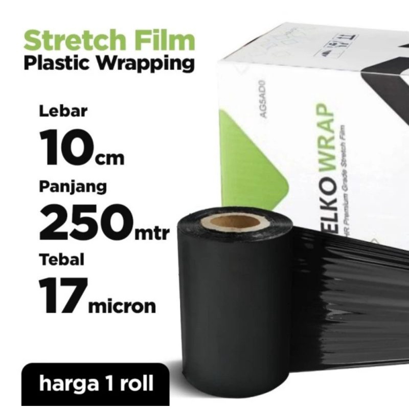 Plastik Wrapping Barang Stretch Film Delkowrap 10cmx250m