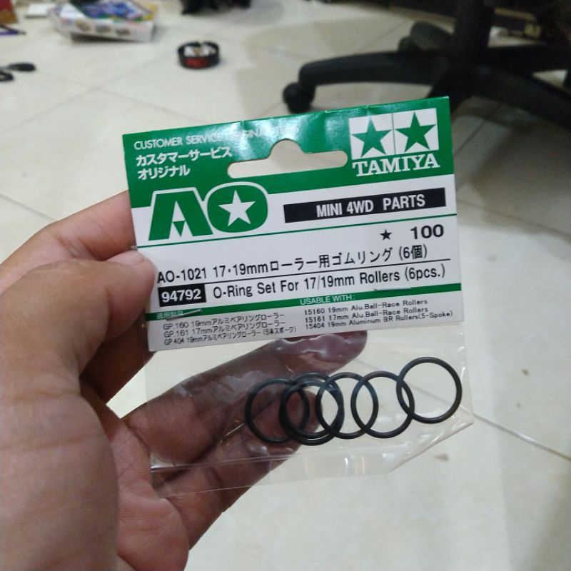TAMIYA 94792 O-RING SET FOR 17/19MM ROLLERS (6PCS)