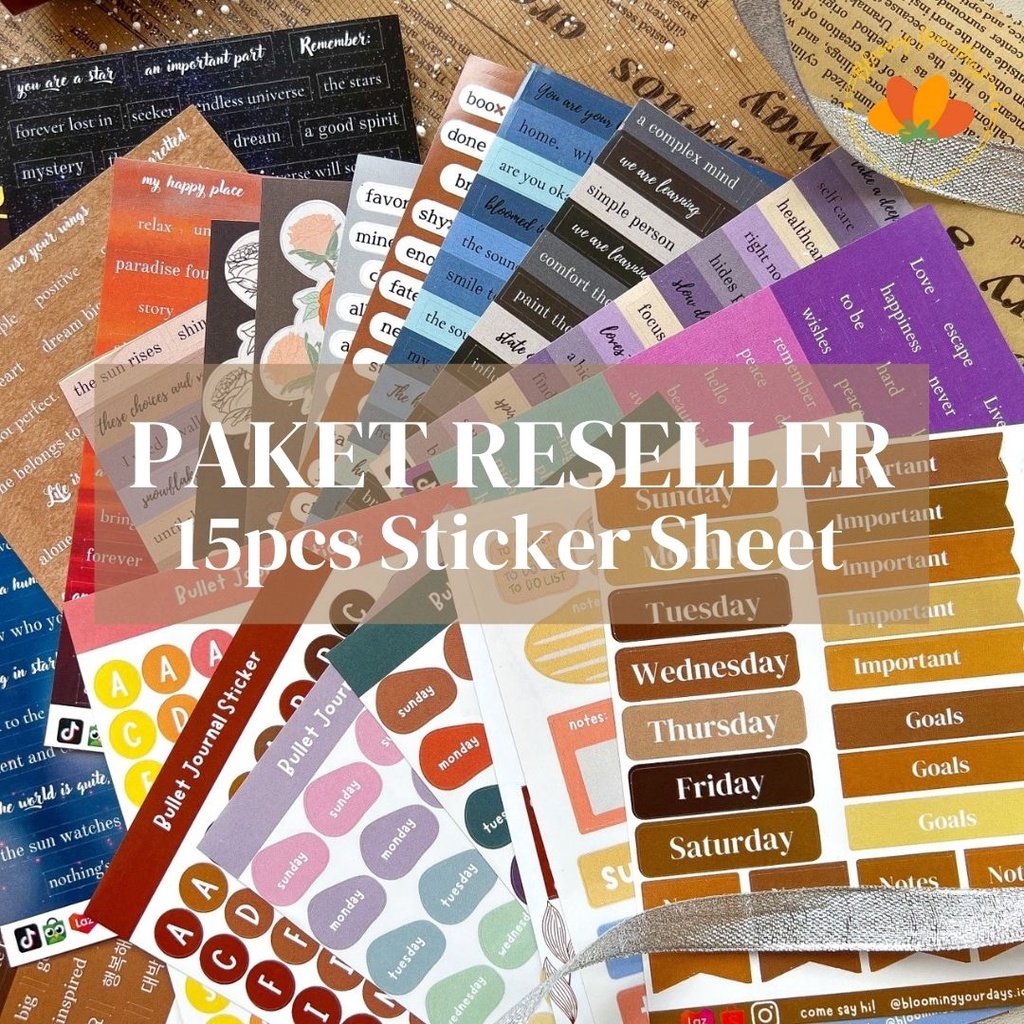 

Bloomingyourdays paket reseller stiker
