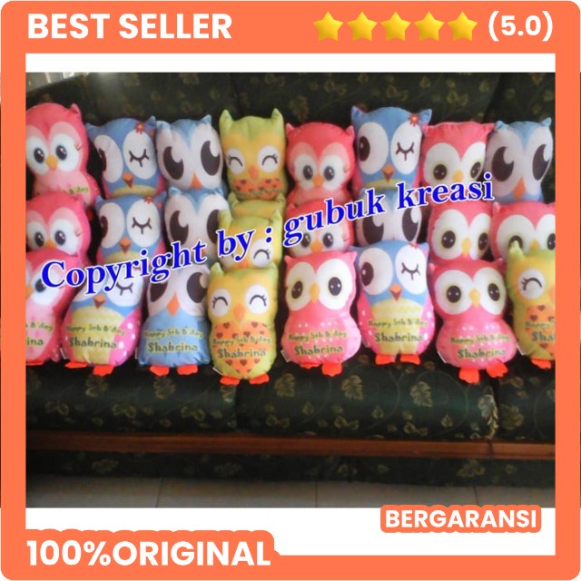 

Baby Hampers Ultah Bt owl 20x30cm Souvenir Ultah One Month