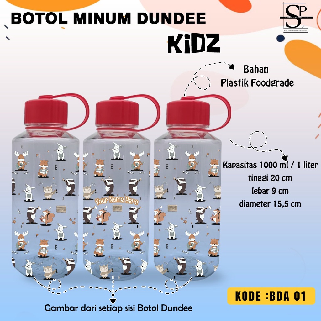 Botol Minum Anak 1 Liter Tumbler Botol Minum Anak BPA FREE